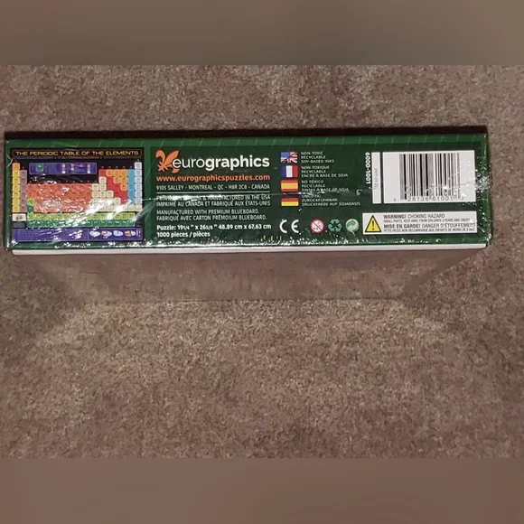 Periodic Table 1,000 piece puzzle - Picture 5 of 5